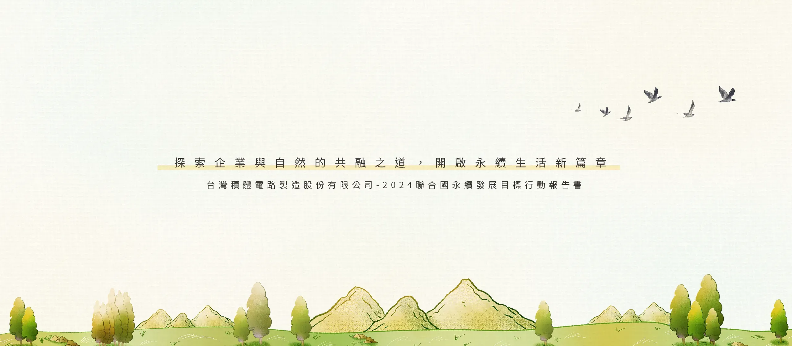 台積電 2024 聯合國永續發展目標行動報告書